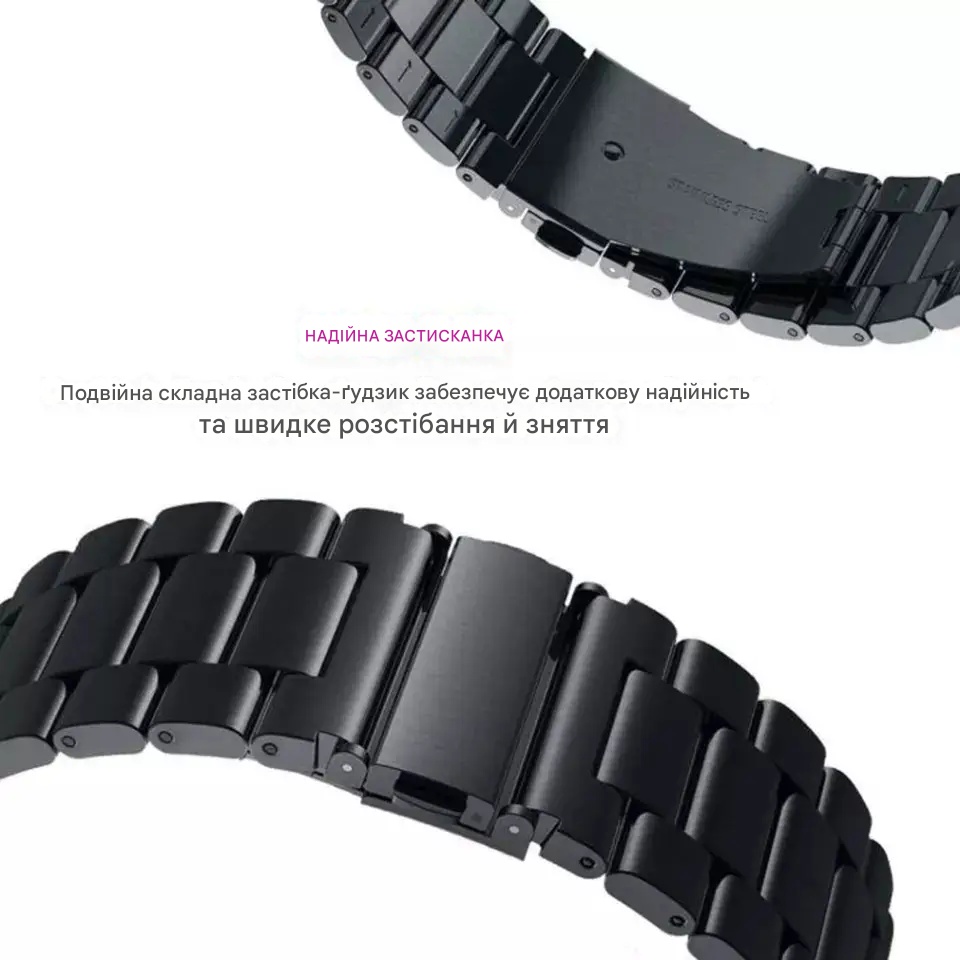 Індивідуальне пакування ремінця Solid Steel A000116-1