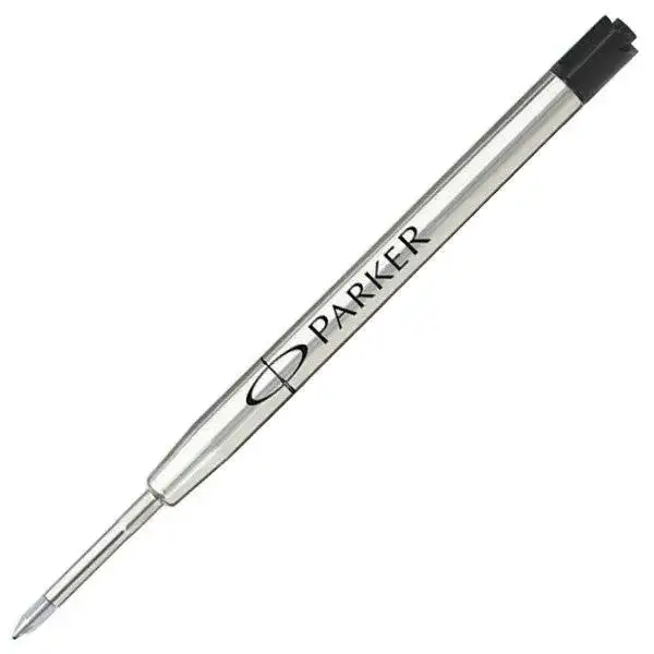 Лінія чорного чорнила стрижня Parker G2 Standard із середньою товщиною M на папері