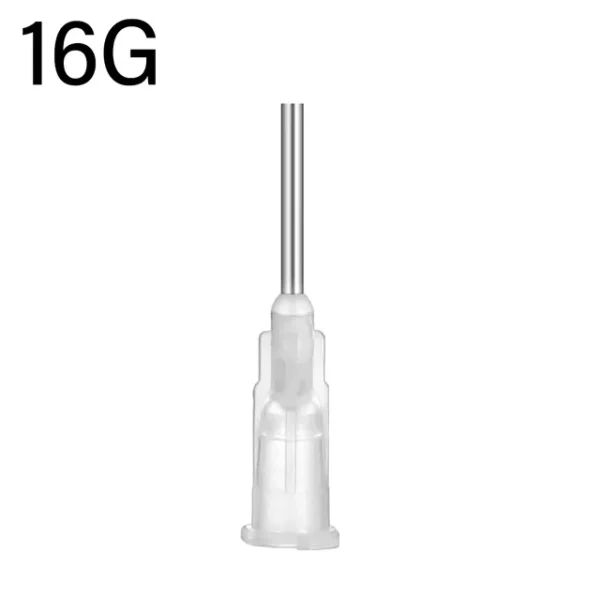 Дозувальна голка 16G Yellow Square з різьбою Luer Lock, загальний вигляд