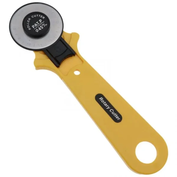 Дисковий розкрійний ніж Yellow Square 45 мм — загальний вигляд