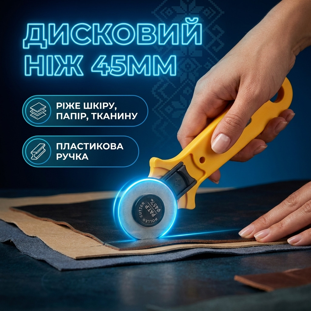 Висувний захисний кожух дискового ножа Yellow Square у відкритому положенні