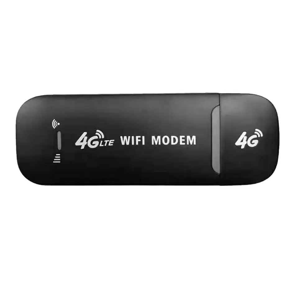 4G USB-модем Yellow Square з WiFi-роутером, чорний — загальний вигляд