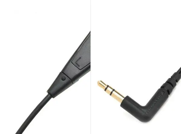 Кабель навушників Sennheiser MX375 на світлому фоні