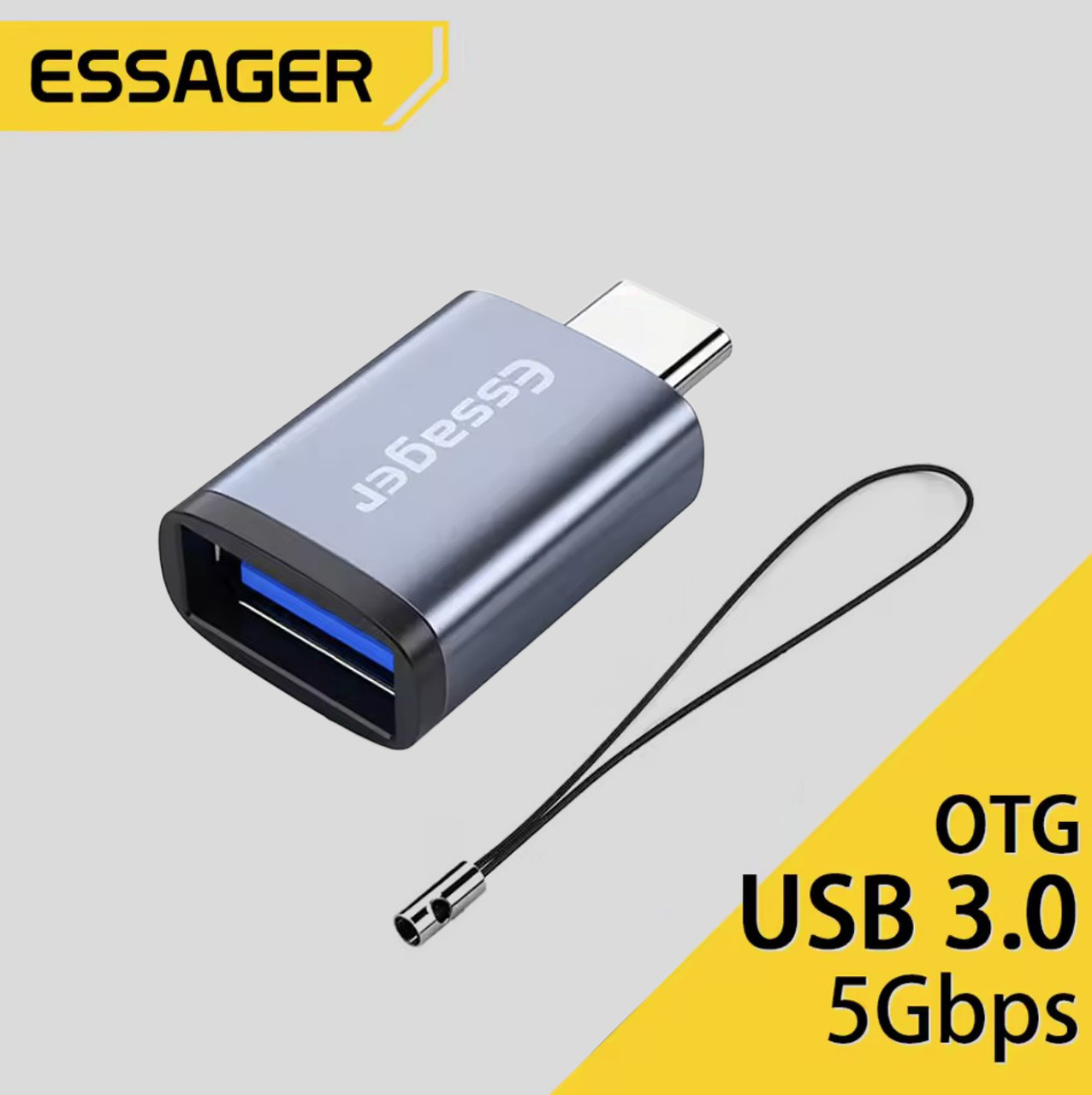 Штекер USB Type-C перехідника Essager зблизька