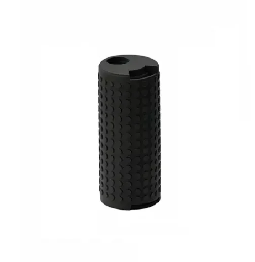 Чорна ручка для армреслінгу CYLINDER GRIP 3D00033 діаметром 6 см на білому тлі