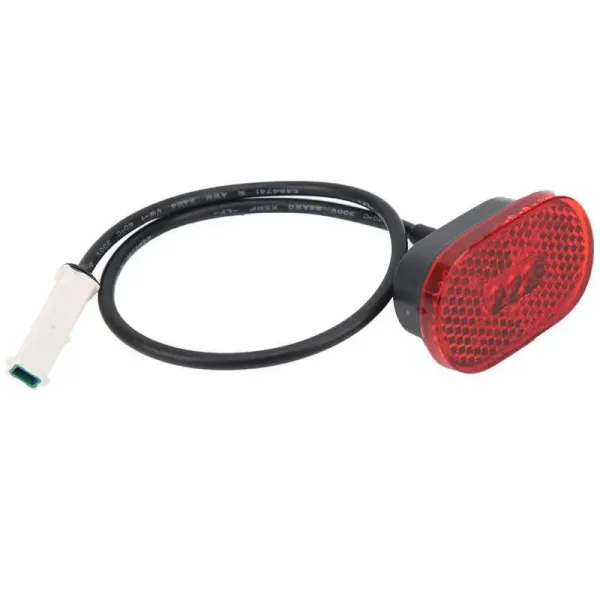 Задній ліхтар Yellow Square для електросамоката, загальний вигляд червоного корпусу