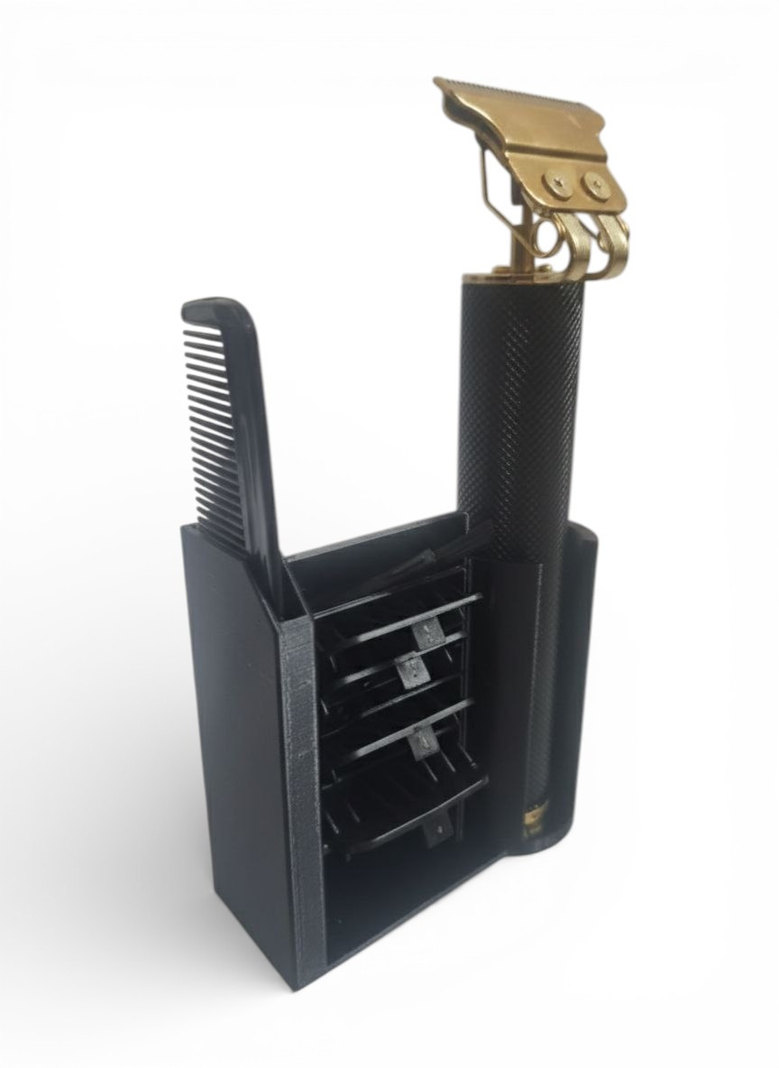 Леза тримера Vintage Т9 Black Edition з нержавіючої сталі шириною 40 мм крупним планом