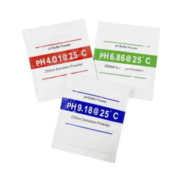 Three-Point pH Meter Calibration Without Bottled Solutions: Yellow Square Powder Kit