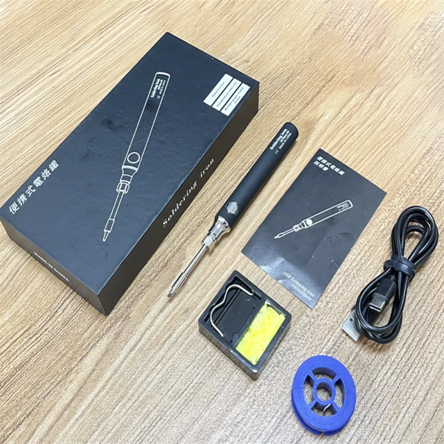 Елемент регулювання температури на корпусі USB паяльника